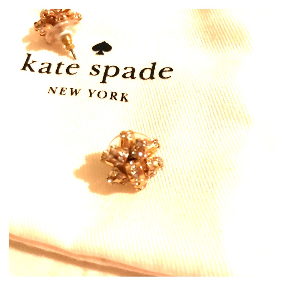 Kate Spade Christmas bow earrings